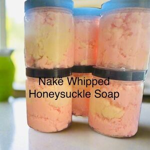 NAK Whipped Honeysuckle Exfoliating Scrub - Pink and Cream